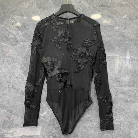 Siamese chiffon blouse woman - Picture 3 of 7